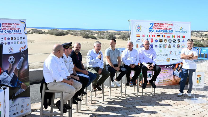 Maspalomas acogerá el II Campeonato Mundial de Fútbol 7 de la Asociación Internacional de Policías