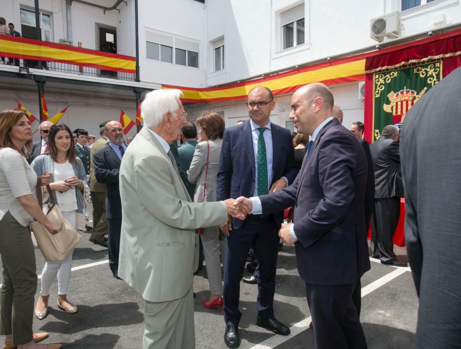 Un momento de la celebración del 173 aniversario de la Guardia Civil.