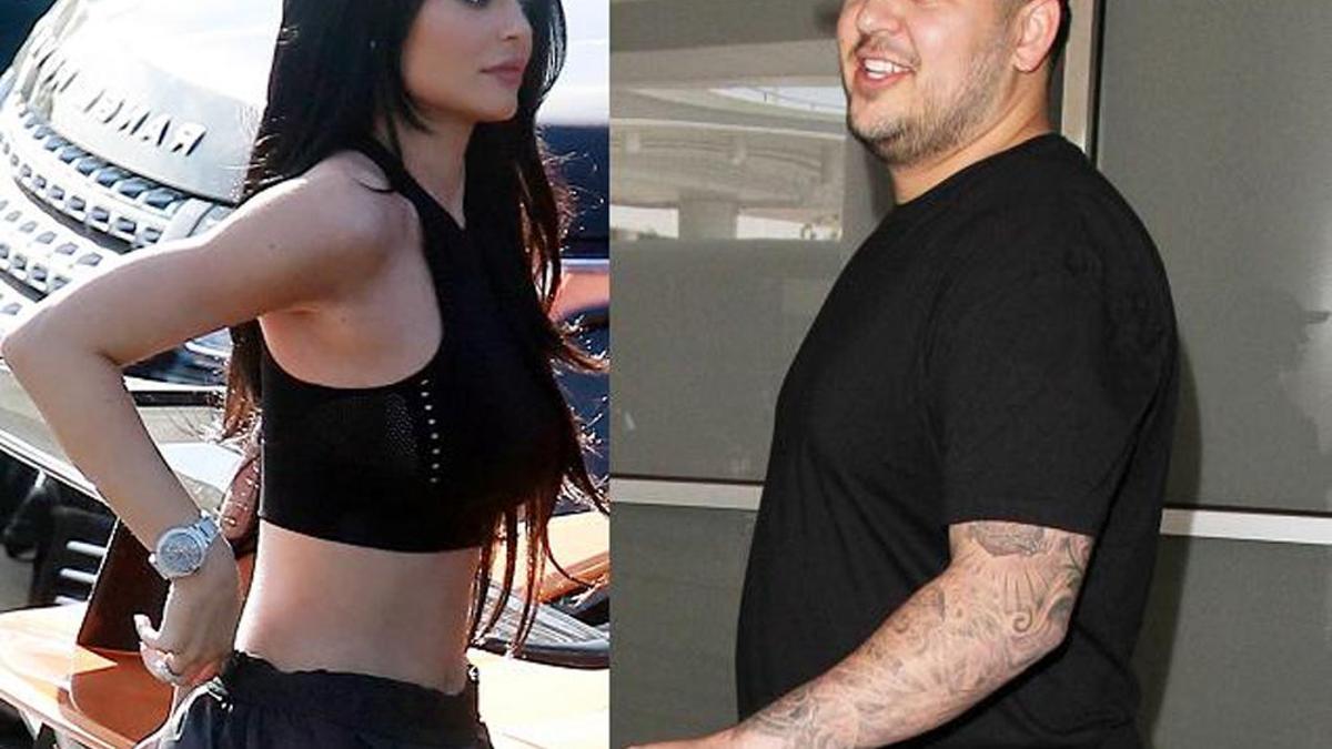 Kylie Jenner y Rob Kardashian