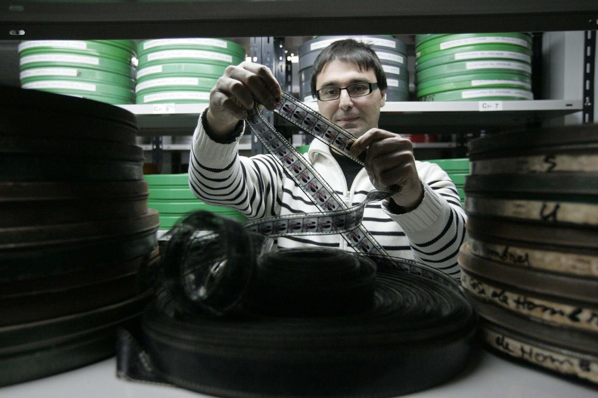 Un joven Pablo García Casado, en su etapa como director de la Filmoteca en 2013.
