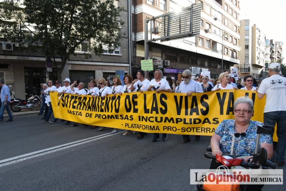 Manifestación por el Soterramiento en Murcia