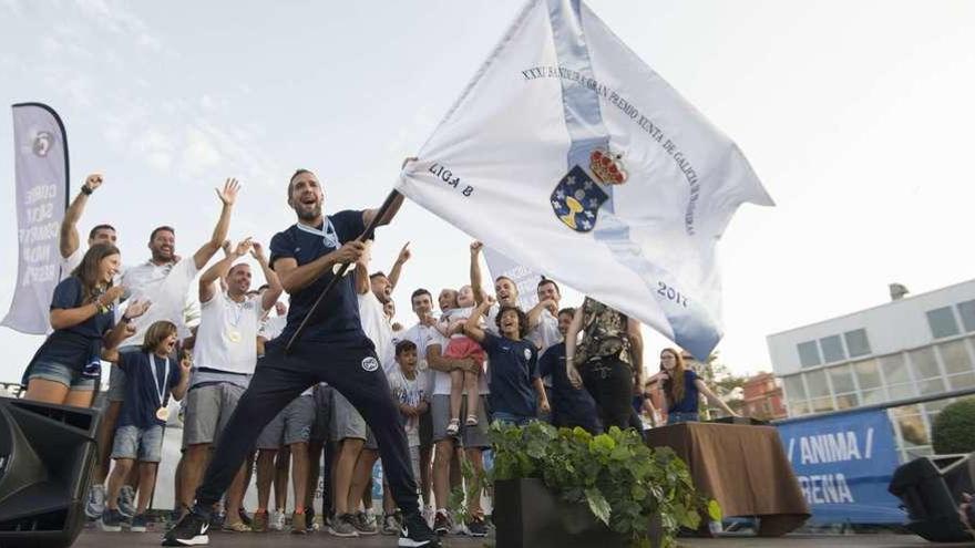 El equipo oleirense, campeón de Liga Gallega B.