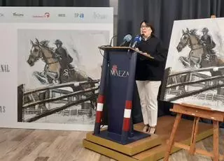 La Yeguada Maeza impulsa una pinacoteca con los caballos y los saltos como protagonistas