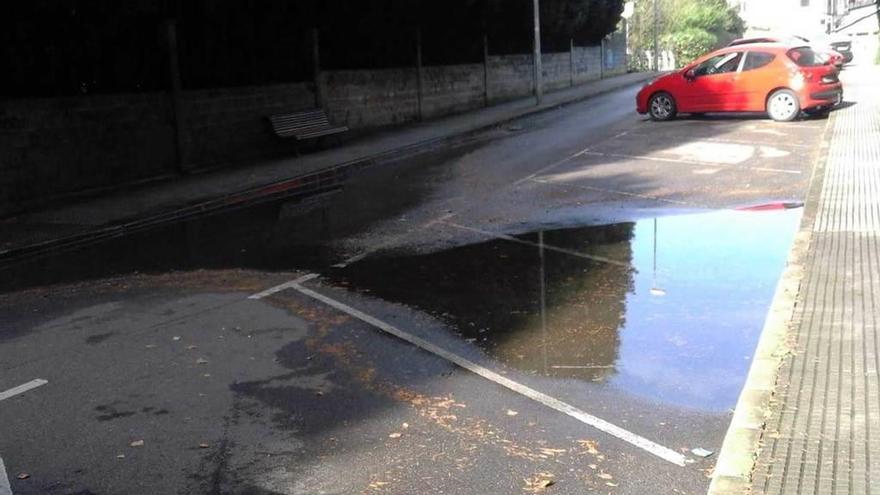 La zona en la que se realizará la obra de mejora del saneamiento.