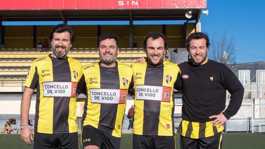 Desde la izquierda, los hijos de Baltasar Pujales: Fernando, Taro, David y José.