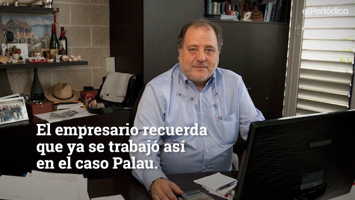 El empresario Joan Manuel Parra recuerda que ya se trabajó así en el caso Palau