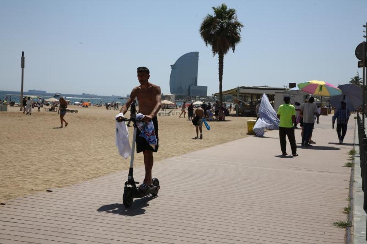 Ola de calor en Barcelona