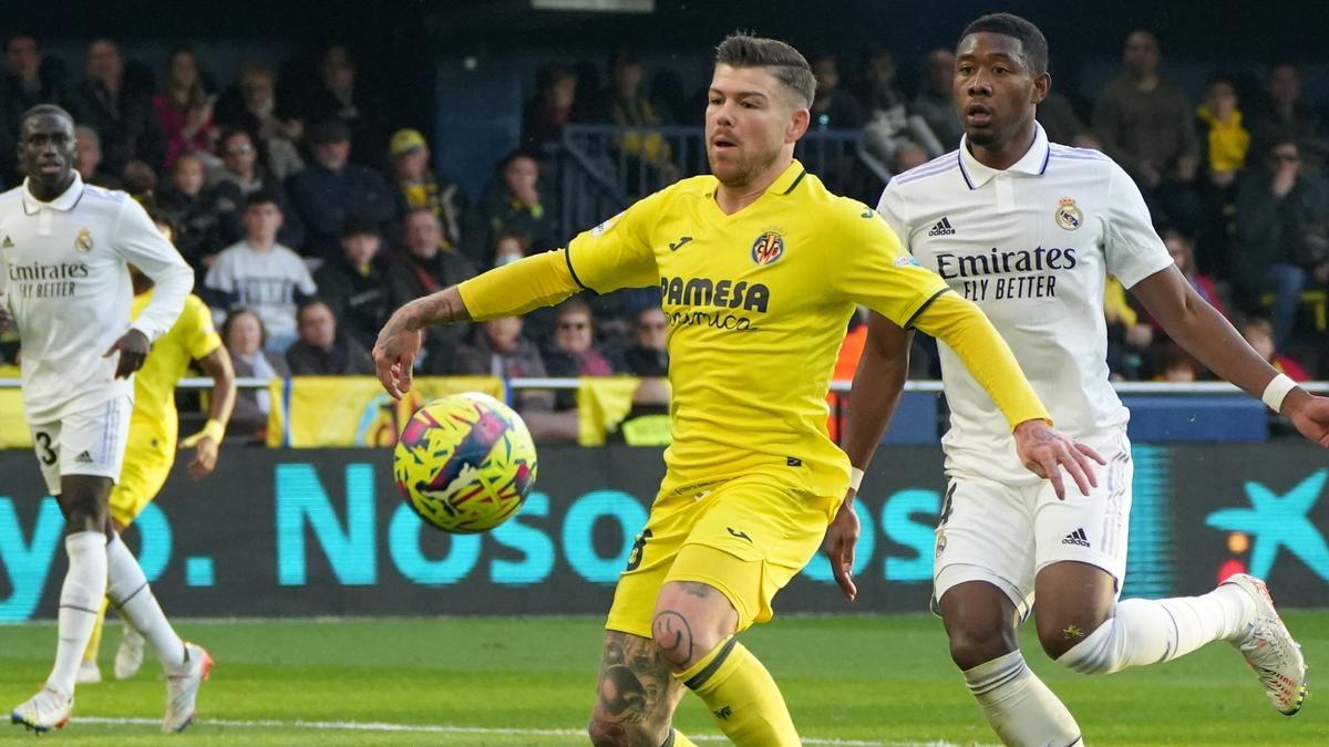 Alberto Moreno, durante el Villarreal-Real Madrid de la primera vuelta de LaLiga.