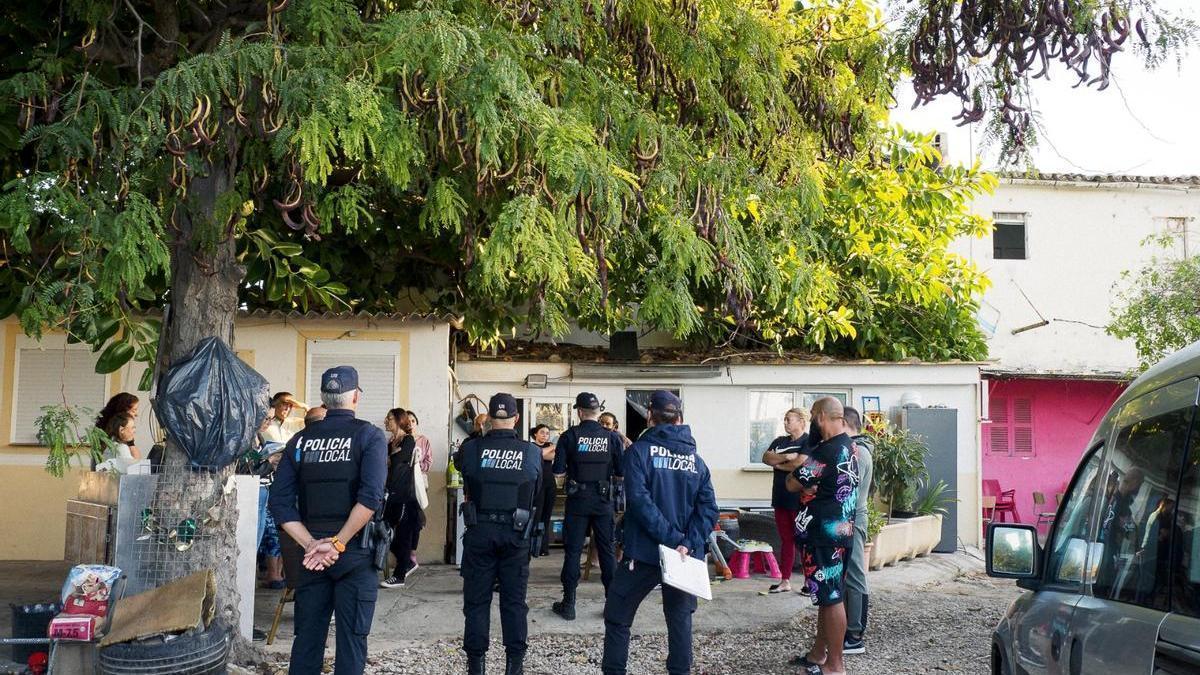 La Policía Local de Palma se personó el pasado miércoles en la zona