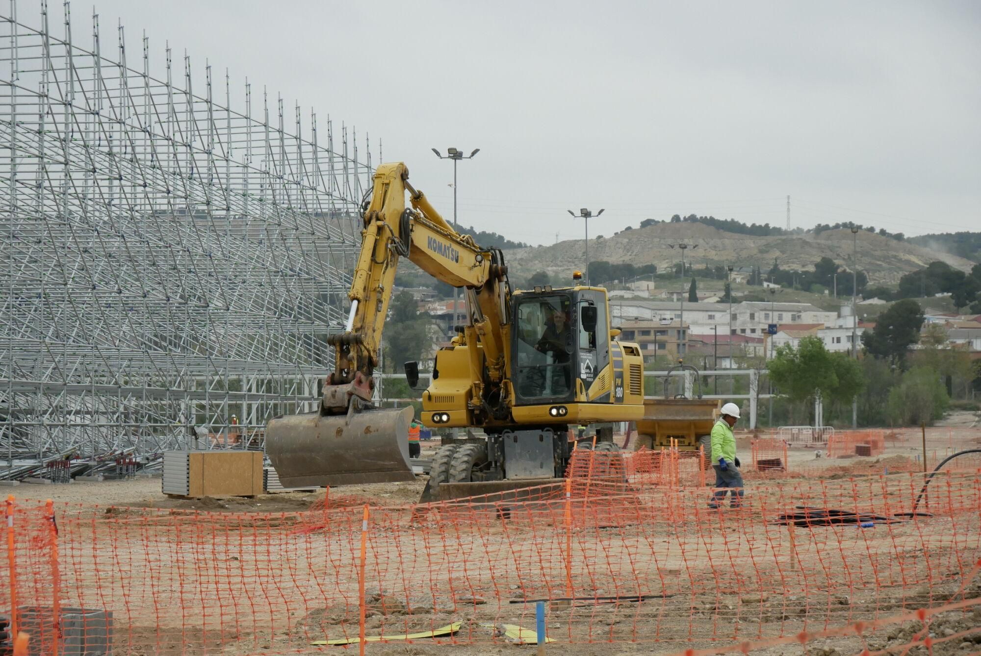 En imágenes | Así ha sido la construcción de la 'mini Romareda' 