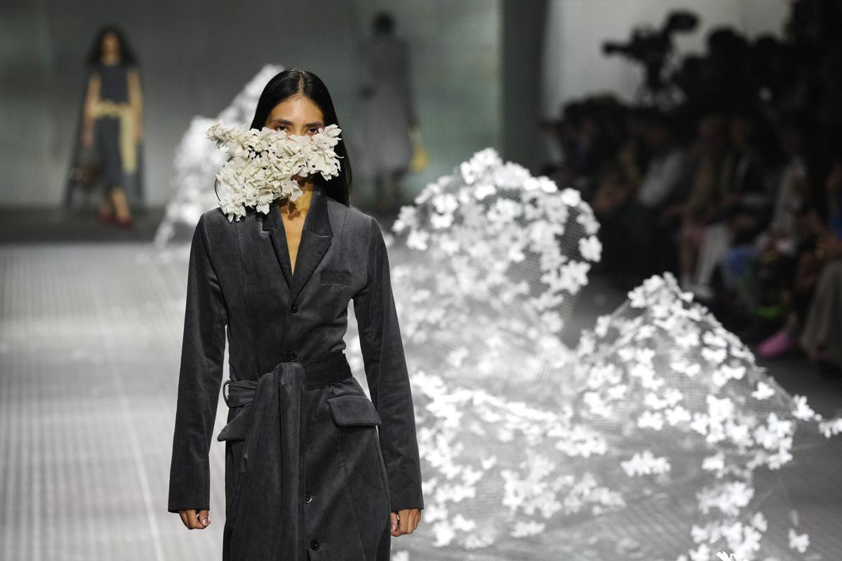 Un momento del desfile de Habey Club en la tercera jornada de la 080 Barcelona Fashion