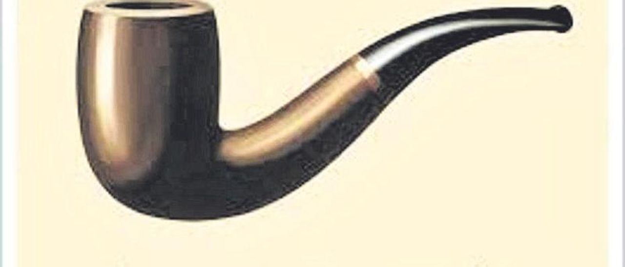 El famoso cuadro de Magritte.