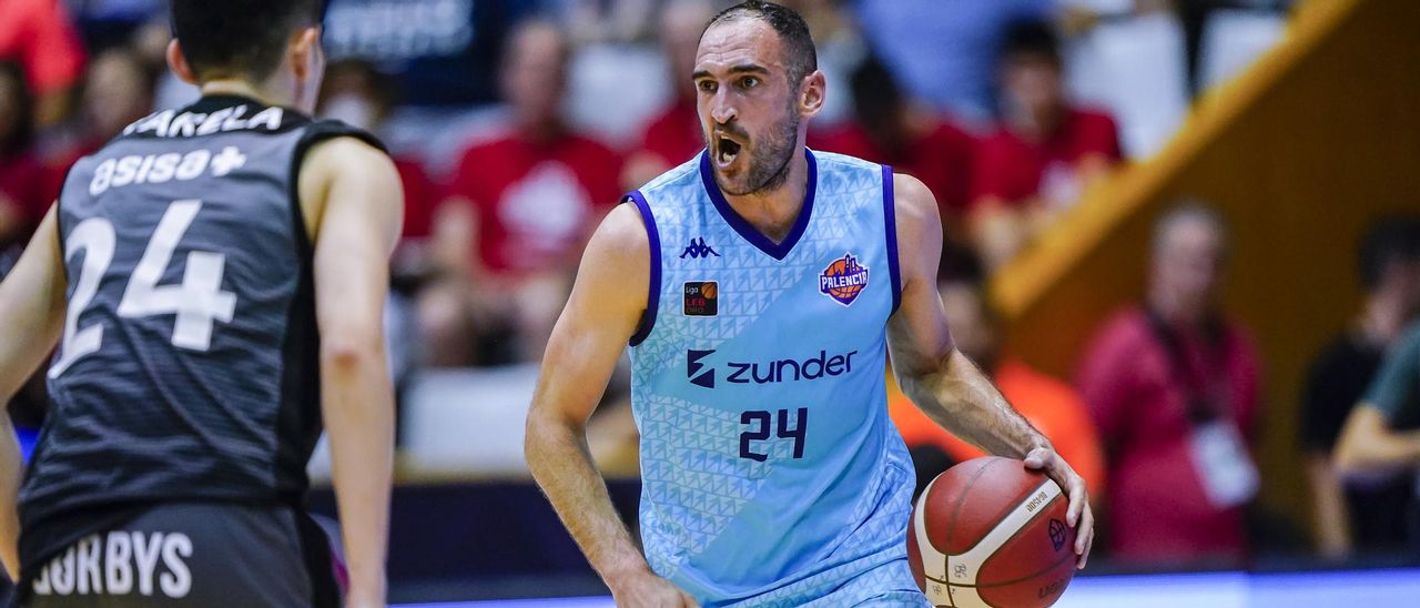 Dani Rodríguez, durante la Final Four de la LEB Oro ante el Estudiantes.