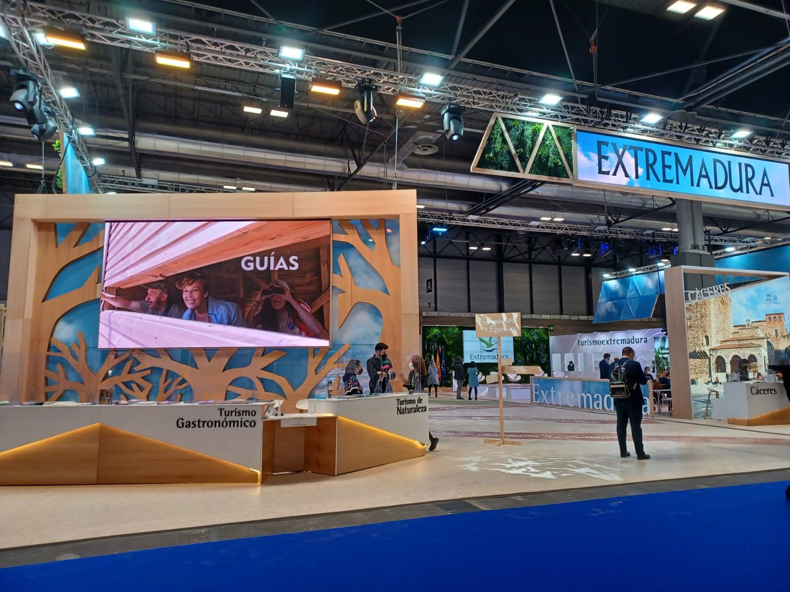 Inauguración de la feria del turismo Fitur en Madrid