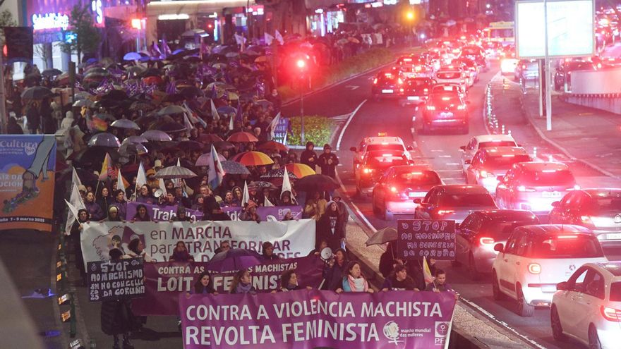 Marcha del 8-M en A Coruña