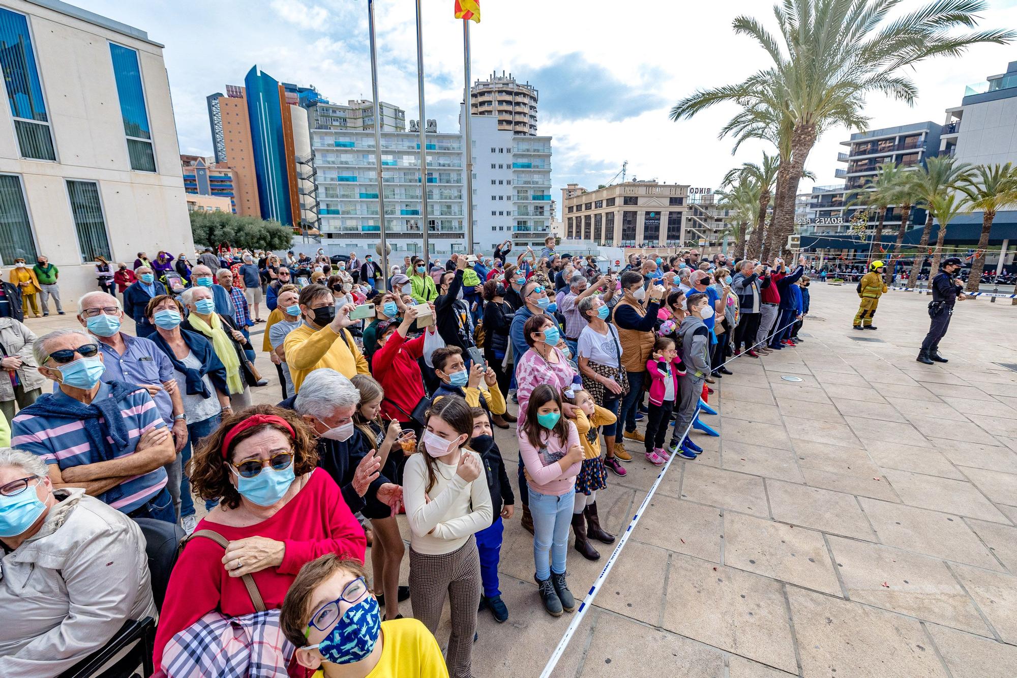 Mascletà infantil en las fiestas de Benidorm