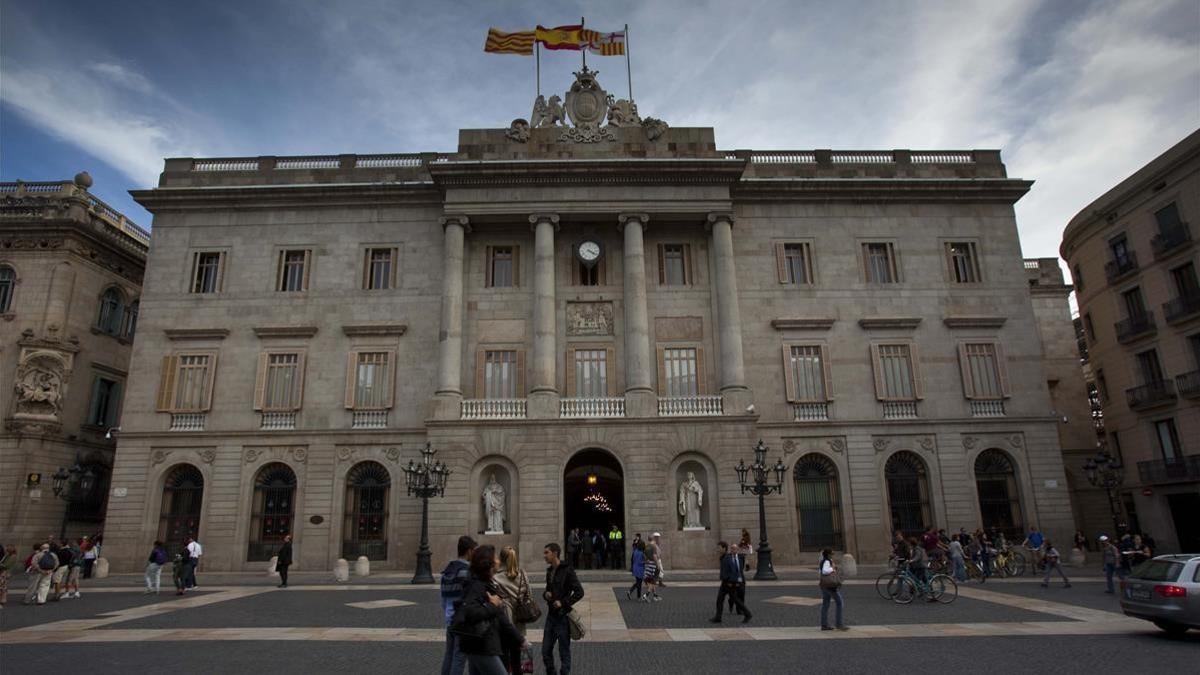 Fachada del Ayuntamiento de Barcelona