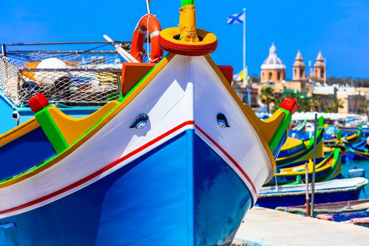 Marsaxlokk - Barco pesquero tradicional o luzzu