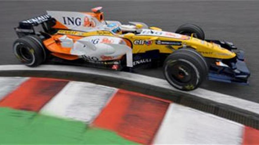 Fernando Alonso, quinto en los primeros ensayos libres del GP de Bélgica, dominados por Massa