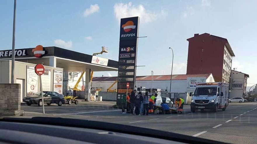 emergencia médica en la avenida de lugo.