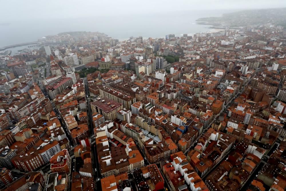 "Gijón desde el aire"