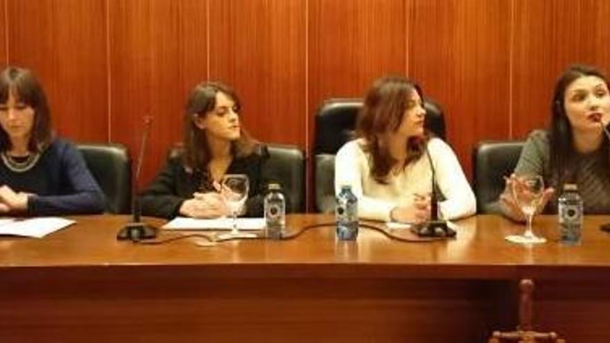 Un momento de la presentación ayer por la tarde en el Colegio de Abogados de Alicante.