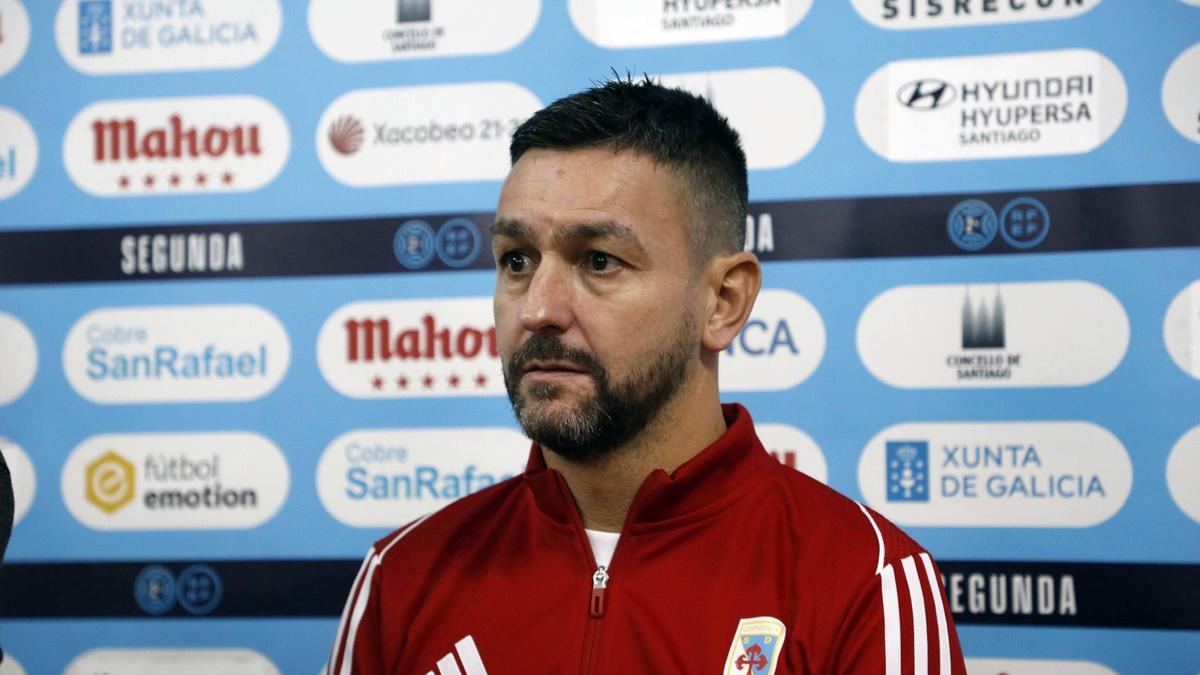 Míchel Alonso, exentrenador de la SD Compostela.