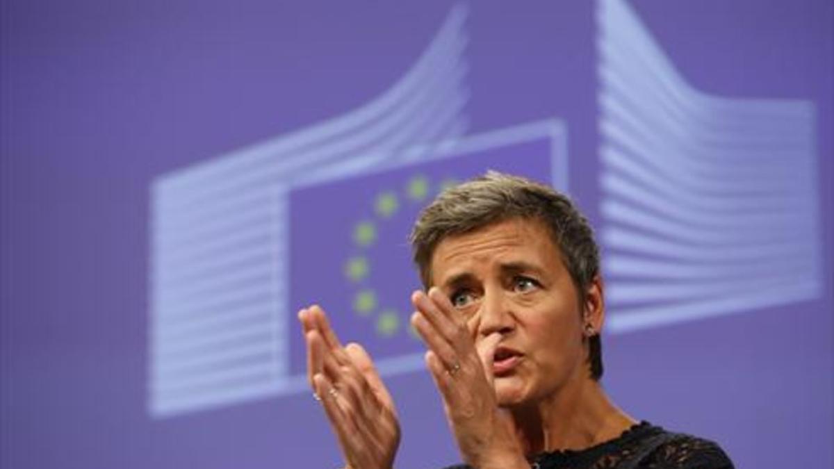 La vigilante 8La comisaria de Competencia Marghrete Vestager.