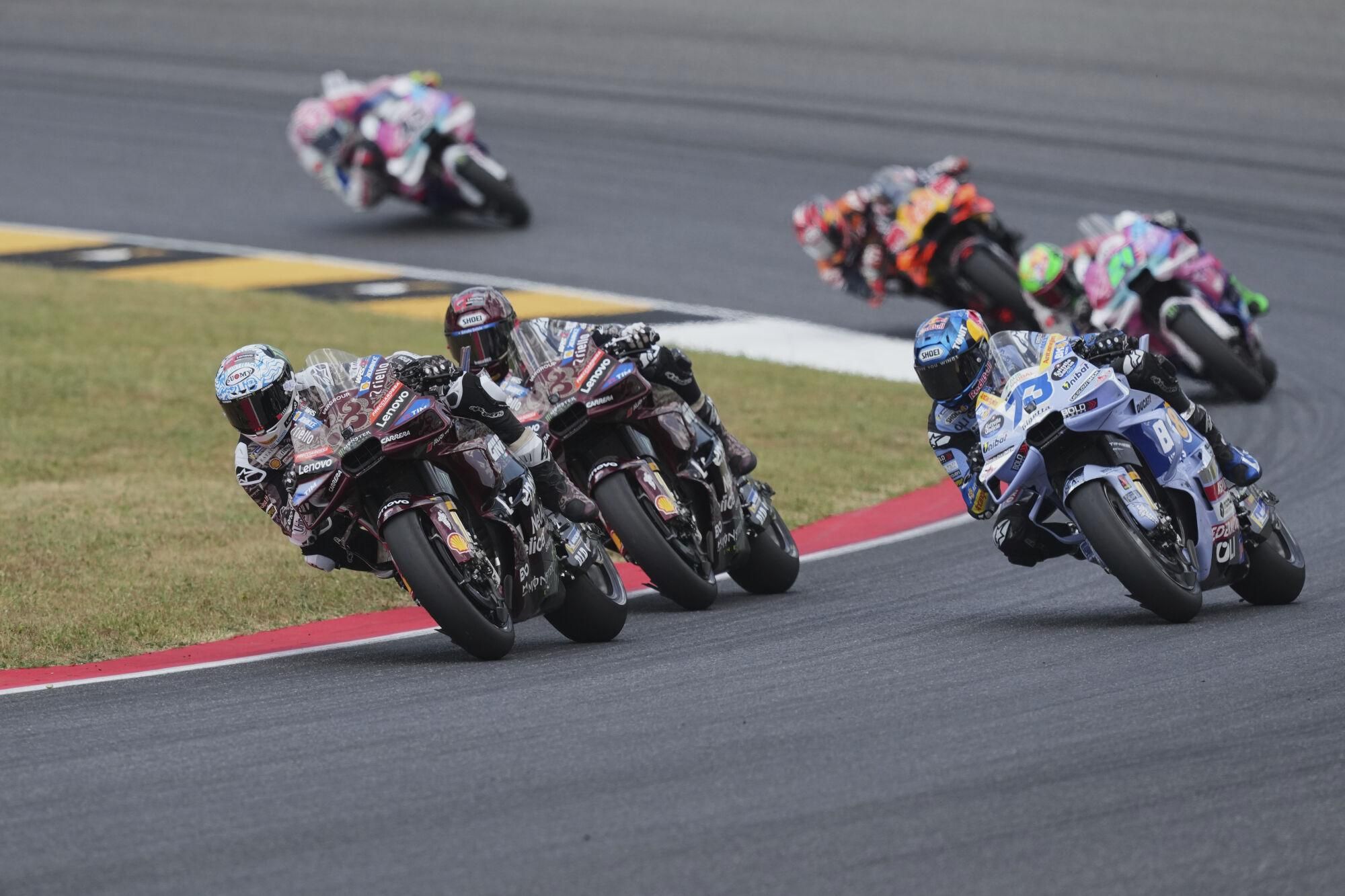 La carrera del Gran Premio de Italia de MotoGP, en imágenes.