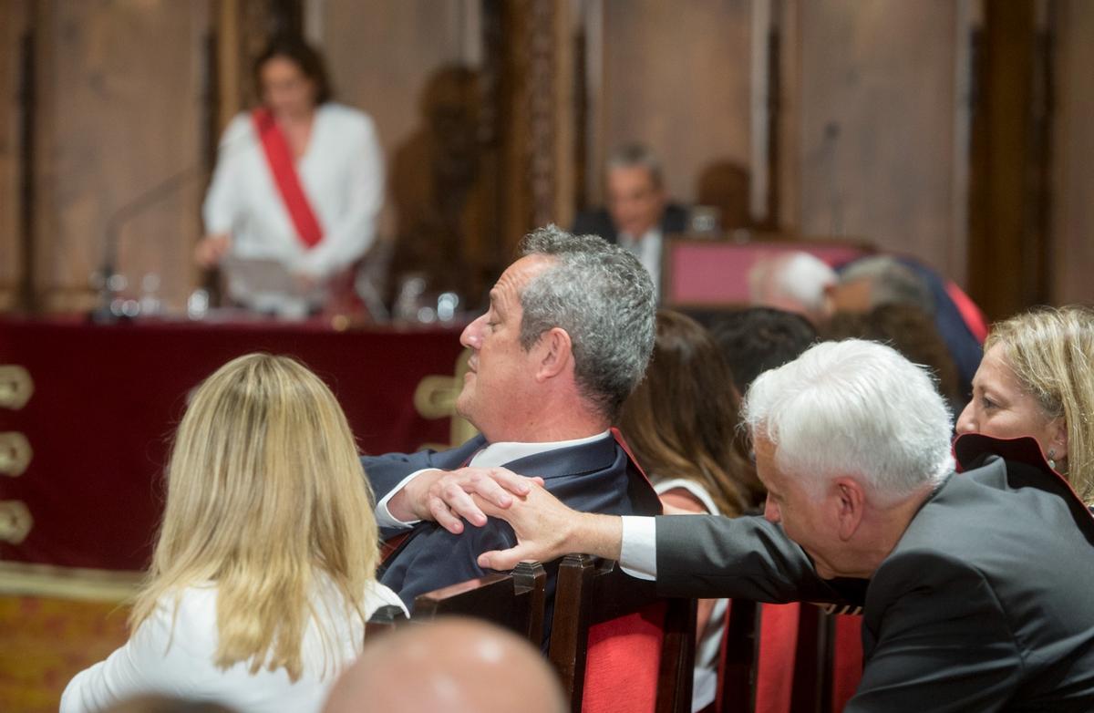 Quim Forn, en la reelección de Ada Colau como alcaldesa en 2019