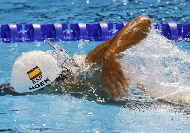 El 4x100 masculino español termina cuarto en la prueba reina de la piscina