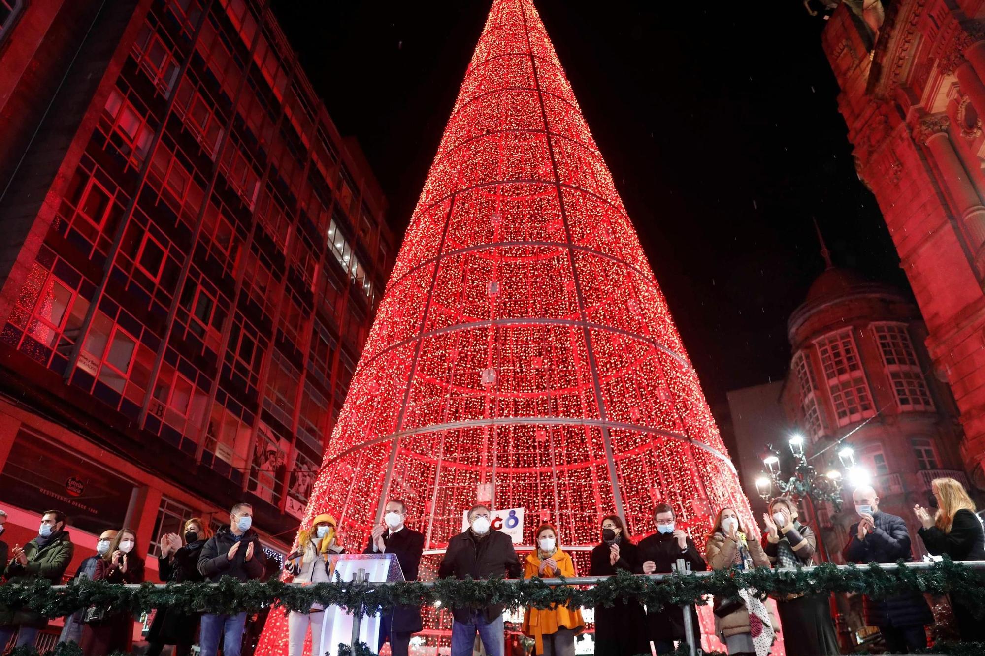 Así se apagaron las luces de Vigo tras una Navidad para la historia