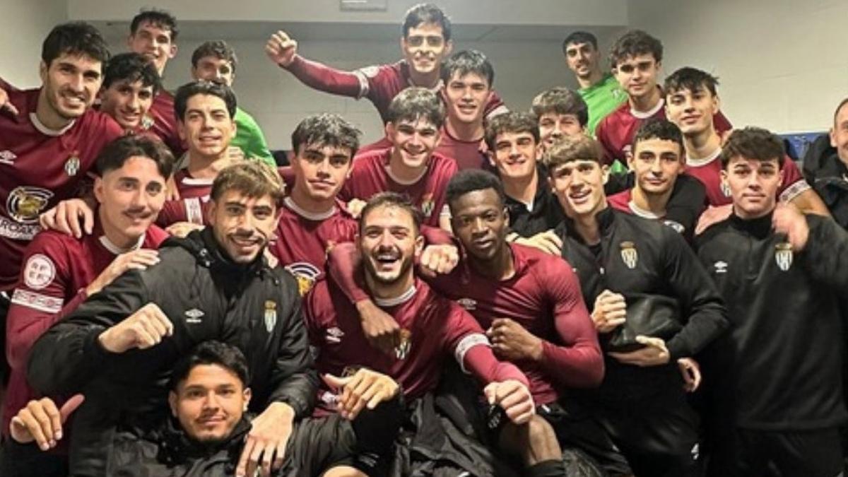 Celebració dels xampanyers al vestuari