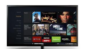 Un SmartTV con un dispositivo externo de HDMI.
