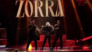 Zorra, así ha sido la primera actuación de Nebulossa en el Benidorm Fest