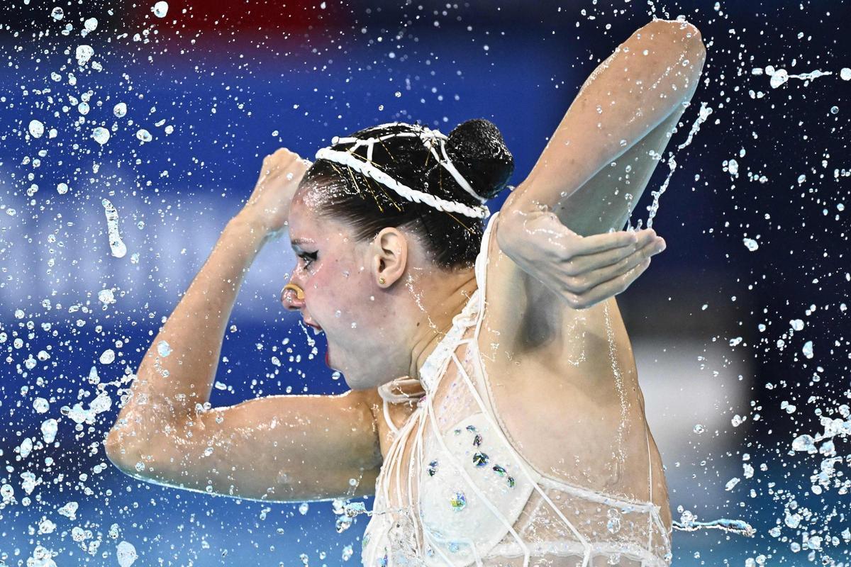 Iris Tió se lleva el oro en el solo técnico de los campeonatos de Europa de natación artística