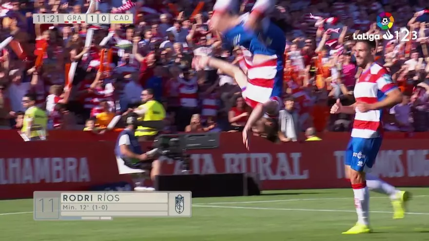LaLiga 123: Los goles del Granada- Cádiz (1-1)