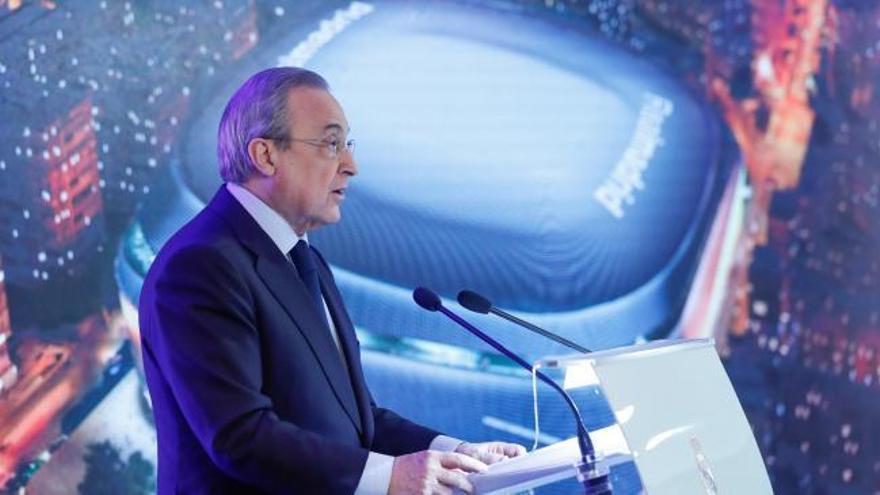 Florentino Pérez presenta el nuevo Santiago Bernabéu