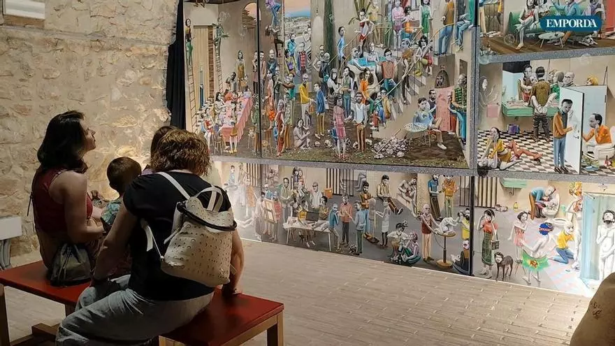 VÍDEO | Gino Rubert inaugura exposició a l'Alfolí de la Sal de l'Escala