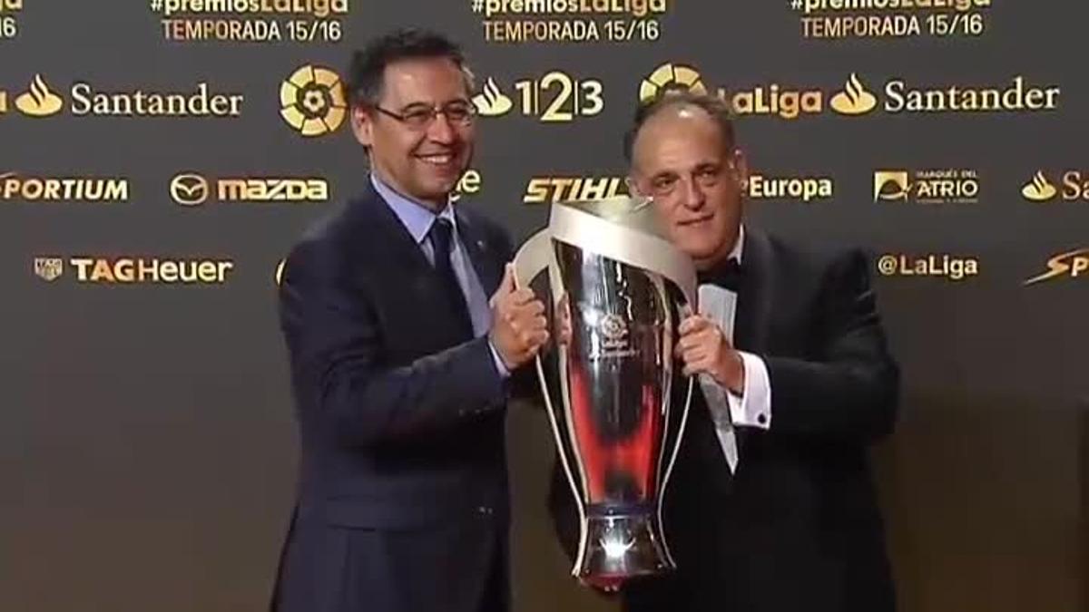 El Atlético de Madrid triunfa en los premios de La Liga