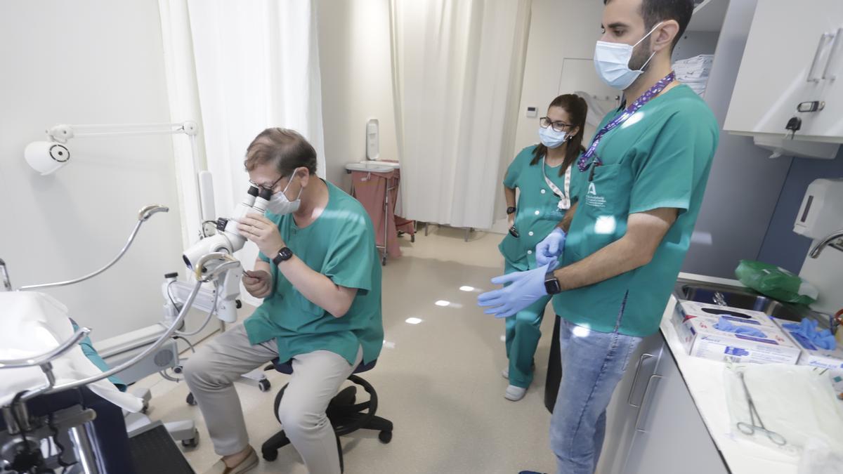 Sanitarios en formación en un centro de Córdoba.