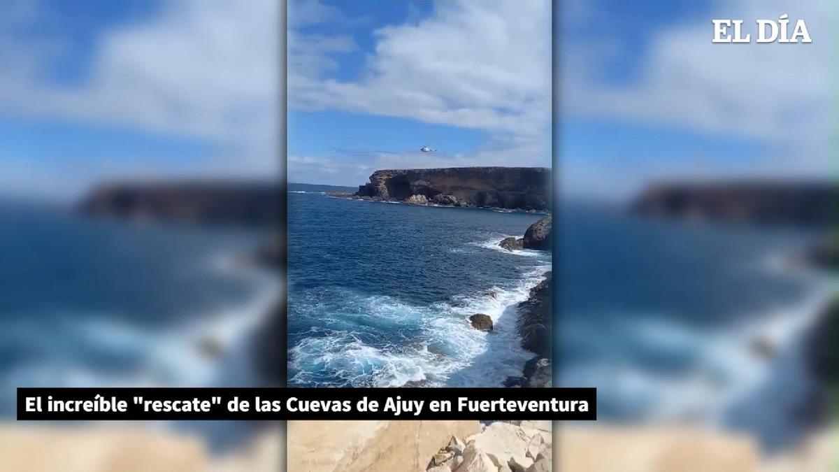 Rescate en Cuevas de Ajuy Fuerteventura
