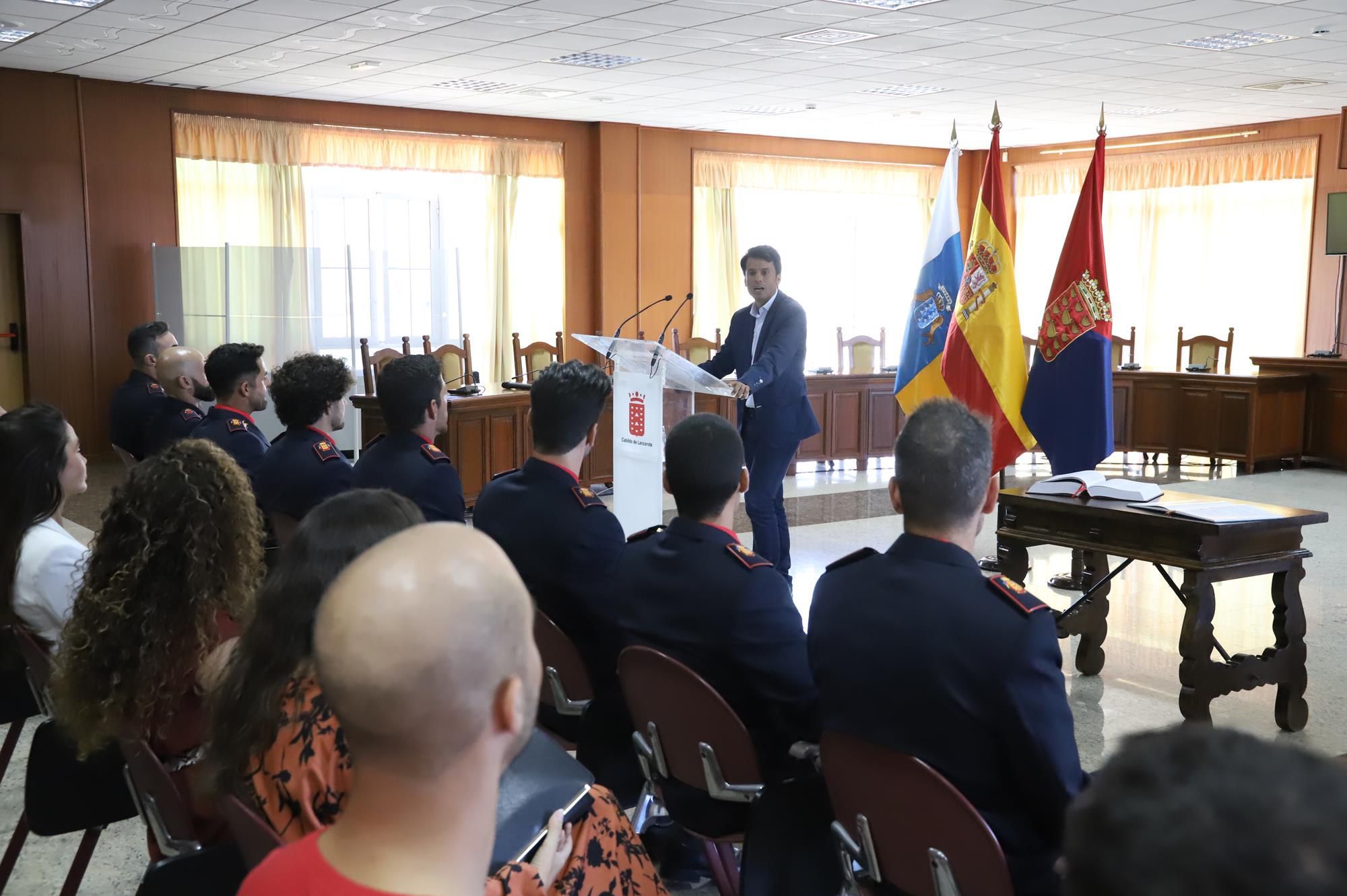 Ocho bomberos se incorporan a la plantilla del Consorcio de Seguridad y Emergencias de Lanzaorte