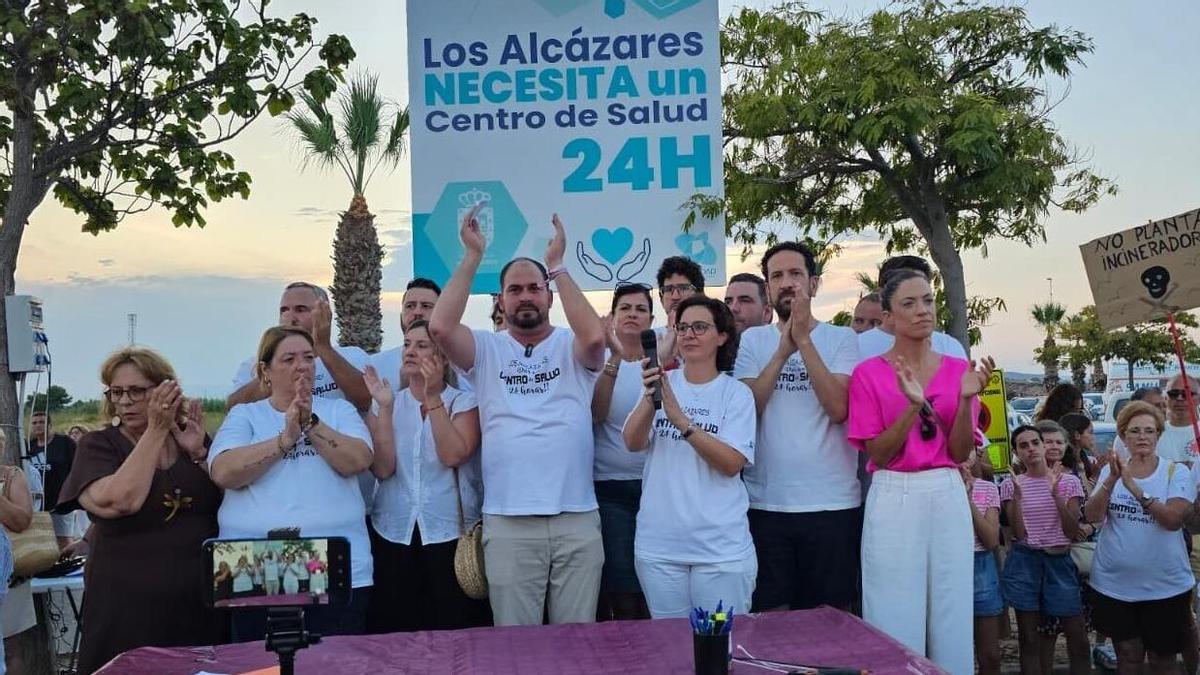 Anterior concentración para reclamar un Centro de Salud 24 horas.
