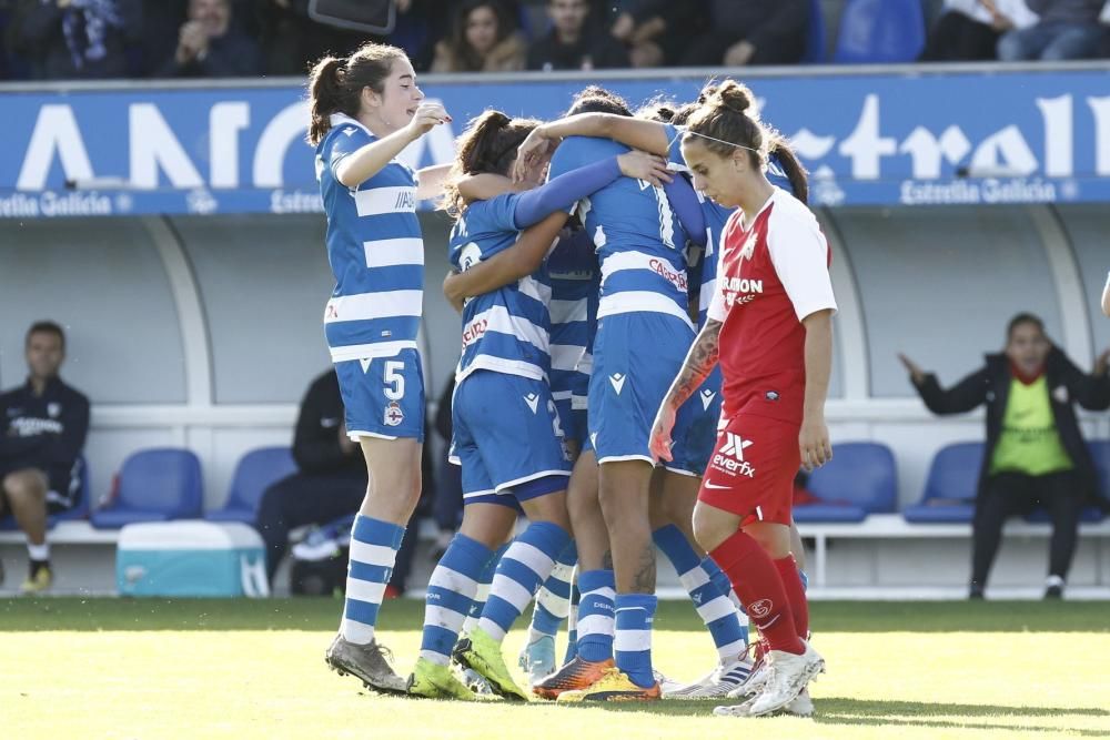 El Deportivo Abanca supera al Sevilla (2-1)