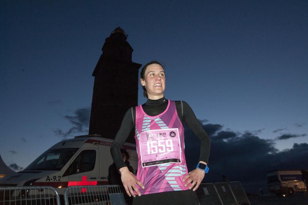 La carrera nocturna de la Torre de Hércules