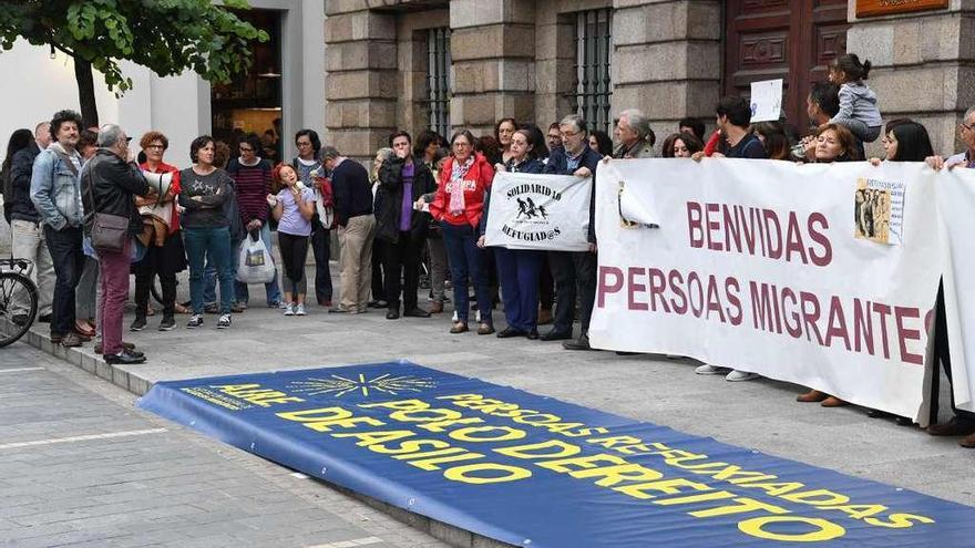 Demandan acoger más refugiados en A Coruña