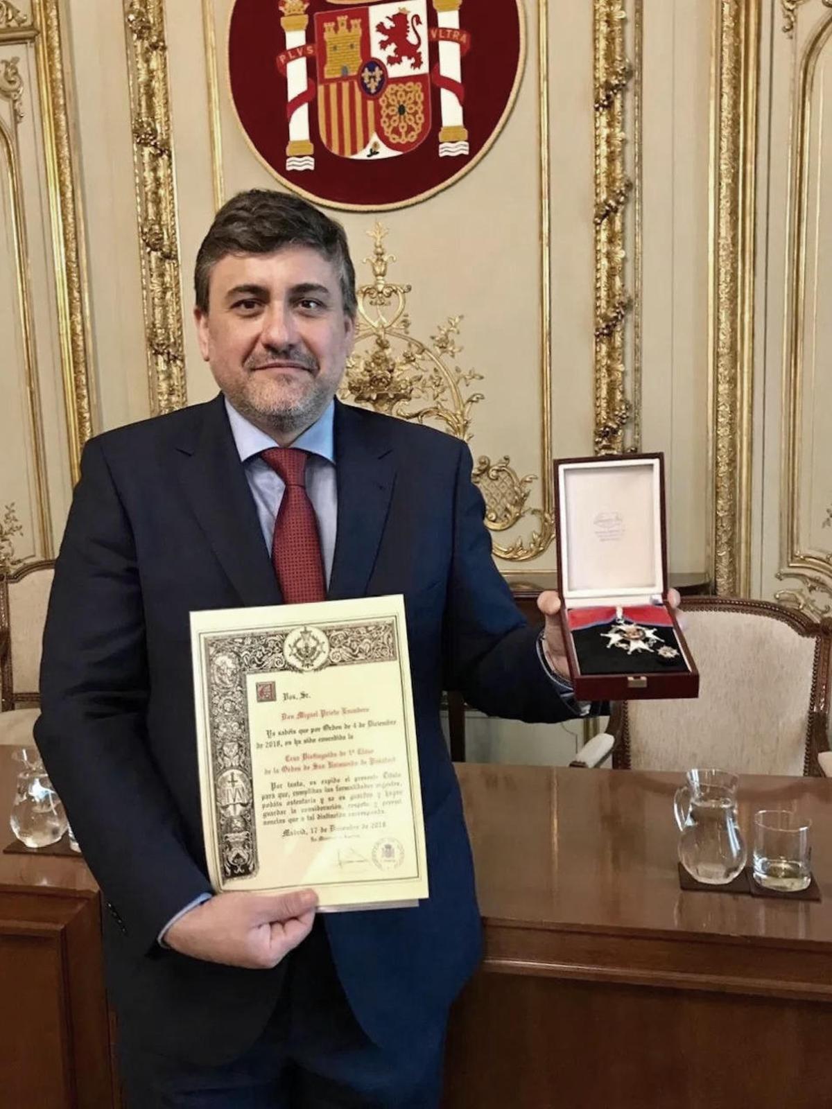 El notario Miguel Prieto Escudero