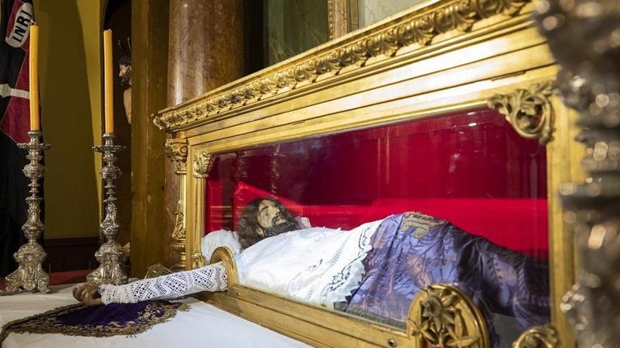 El Cristo de la Cama se expondrá en el Pilar y la Borriquita en la iglesia del Sagrado Corazón