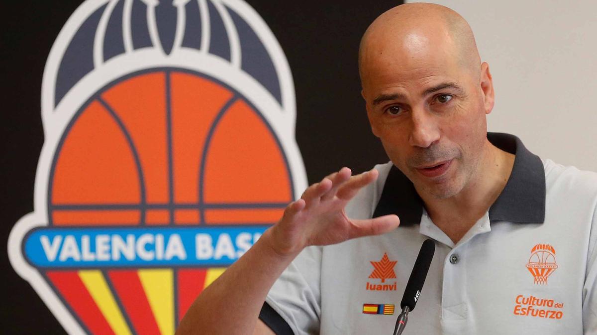 Joan Peñarroya, entrenador del Valencia Basket